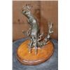 Image 7 : "Running Whitetail" Bronze Sculpture Signed by Tom Tischler #2/50 from 1989