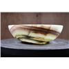 Image 4 : Polished Natural GREEN BANDED ONYX Decorative Bowl
