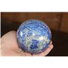 Image 2 : Big Polished BLUE LAPIS LAZULI Mineral Sphere Specimen