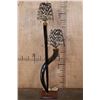Image 2 : Polished NYALA and GEMSBOK Horn LAMP with African Porcupine Quill Shades