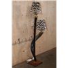 Image 3 : Polished NYALA and GEMSBOK Horn LAMP with African Porcupine Quill Shades