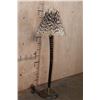 Image 2 : Polished GEMSBOK Horn LAMP with an African Porcupine Quill Shade