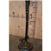 Image 3 : Polished GEMSBOK Horn LAMP with an African Porcupine Quill Shade