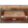 Image 2 : XL Chest made from a Repurposed Antique African Railwood Signed "Makita"