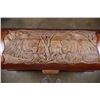 Image 4 : XL Chest made from a Repurposed Antique African Railwood Signed "Makita"