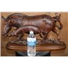 Image 2 : "Deafit" Leadwood or Ironwood Sculpture by Robert Nzali on a Wood Base