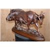 Image 6 : "Deafit" Leadwood or Ironwood Sculpture by Robert Nzali on a Wood Base
