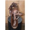 Image 7 : "Deafit" Leadwood or Ironwood Sculpture by Robert Nzali on a Wood Base