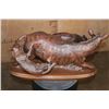 Image 9 : "Deafit" Leadwood or Ironwood Sculpture by Robert Nzali on a Wood Base