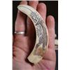 Image 2 : (6) Scrimshawed WARTHOG Tusks Featuring African Animals