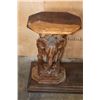 Image 4 : Hand-carved Repurposed Antique African Railwood TABLE with No Top