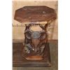 Image 6 : Hand-carved Repurposed Antique African Railwood TABLE with No Top