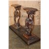 Image 8 : Hand-carved Repurposed Antique African Railwood TABLE with No Top