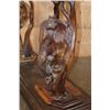Image 9 : Hand-carved Repurposed Antique African Railwood TABLE with No Top