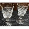 Image 2 : Glassware Lot: Coca-Cola Glasses, Hand Painted Vase, Crystal, and Barware