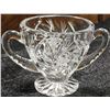 Image 3 : Glassware Lot: Coca-Cola Glasses, Hand Painted Vase, Crystal, and Barware