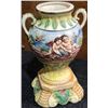 Image 4 : Glassware Lot: Coca-Cola Glasses, Hand Painted Vase, Crystal, and Barware