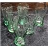 Image 8 : Glassware Lot: Coca-Cola Glasses, Hand Painted Vase, Crystal, and Barware