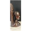Image 7 : Hand-Carved Wooden Bust Bookends