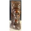 Image 8 : Hand-Carved Wooden Bust Bookends