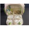 Image 7 : 3-Piece Glass Canister Set With Outbound Picnic Bag and Accessories