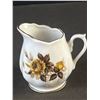 Image 12 : Floral Ceramic Kitchenware Set and Porcelain Creamer, Sugar Spoons