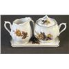 Image 8 : Floral Ceramic Kitchenware Set and Porcelain Creamer, Sugar Spoons