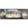 Image 1 : Glassware Lot: Royal Windsor, Crown Trent, Murano Arte, Sugar Bowls