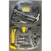 Image 4 : Lot: Tool Kit, Wooden Box With Tools, Tie Down Straps, LED Light Bar