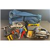 Image 1 : Hand and Power Tools Incl Mastercraft Jigsaw, Disston Backsaw, Screwdriver Kit