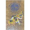 Image 4 : 5 Indian Illustrated Revenue Stamp Documents with Hand-Painted Figures