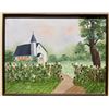Image 2 : Framed Painting of Country Church 