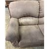 Image 2 : Brown Microfiber Two-Seat Reclining Loveseat