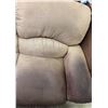 Image 3 : Brown Microfiber Two-Seat Reclining Loveseat