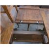 Image 10 : Oak Table With 6 Chairs and Fold-In Extension - 50L x 40D x 32H