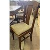 Image 4 : Oak Dining Table With 6 Upholstered Chairs Including 2 Armchairs