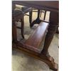 Image 5 : Oak Dining Table With 6 Upholstered Chairs Including 2 Armchairs