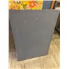 Image 6 : Rectangular Wall Mirror With Etched Floral Border, Beveled Edge