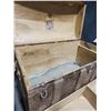 Image 3 : 19th Century Steamer Trunk with Interior Tray and Decorative Lithograph