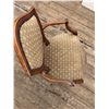 Image 5 : Shield Back Accent Chair With Carved Wood Frame