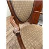 Image 8 : Shield Back Accent Chair With Carved Wood Frame