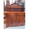 Image 1 : Mahogany Sideboard With Carved Back and Two Doors