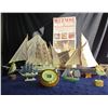 Image 1 : Ship Model Replicas, Nautical Barometer, and Lighthouse Decor