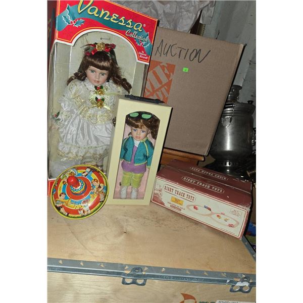 Model Train Tracks, Right Track Toys, Vanessa Porcelain Doll