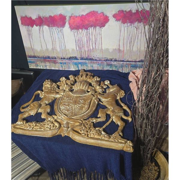 Home Decor: Decorative Wall Art, Brass Table, Stool, More 