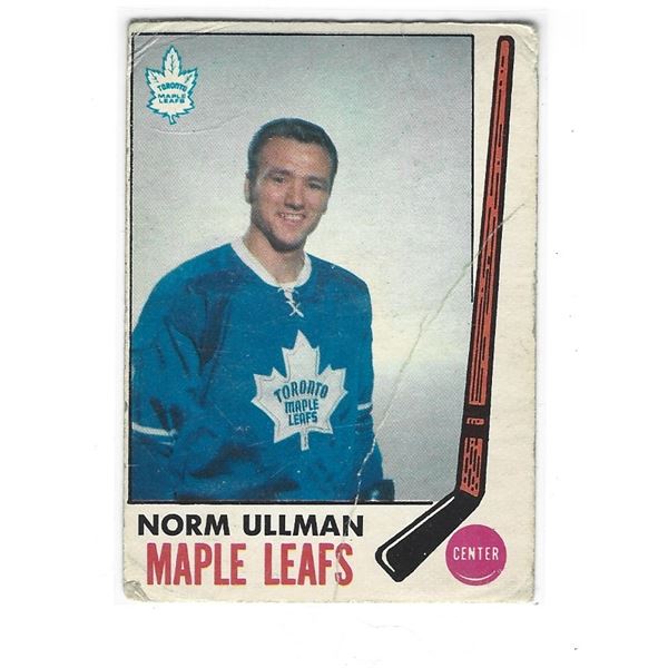 Norm Ullman 1969-70 O-Pee-Chee Hockey card #54