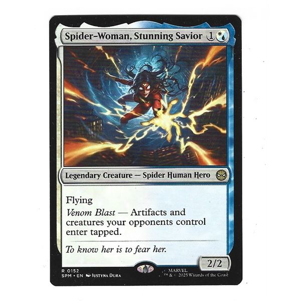 Magic The Gathering Spider-Woman, Stunning Savior Rare R-0152