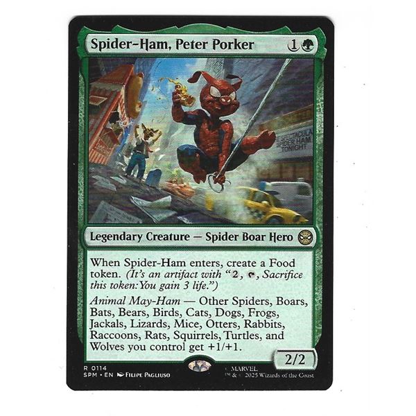 Magic The Gathering Spider-Ham, Peter Porker Rare R-0114
