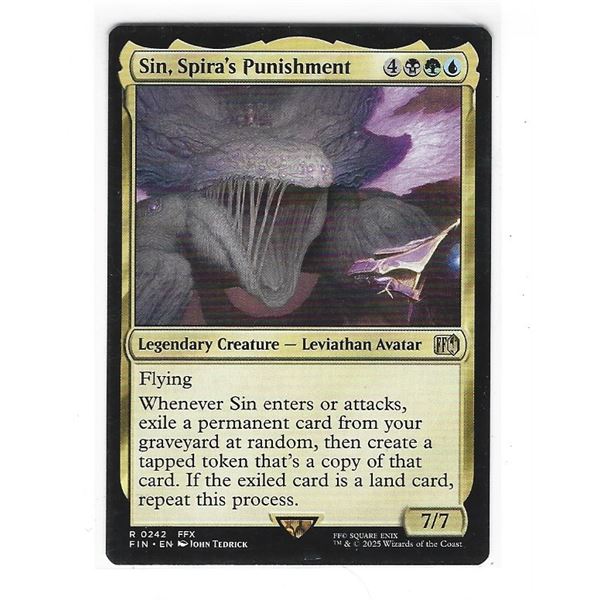 Magic The Gathering Final Fantasy Sin, Spira's Punishment Rare R 0242