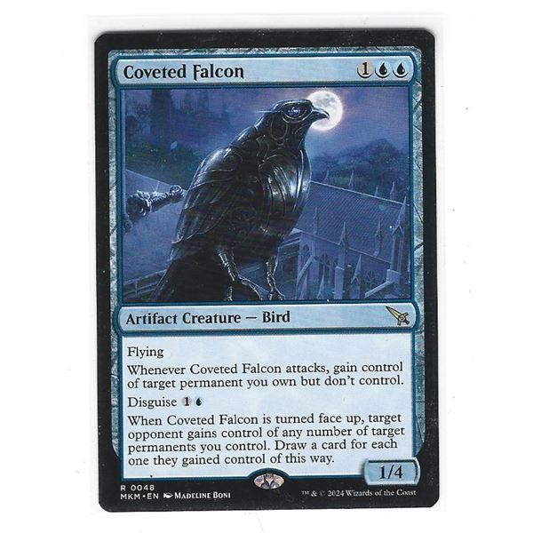 Magic The Gathering Murders at Karlov Manor Coveted Falcon Rare card R 0048